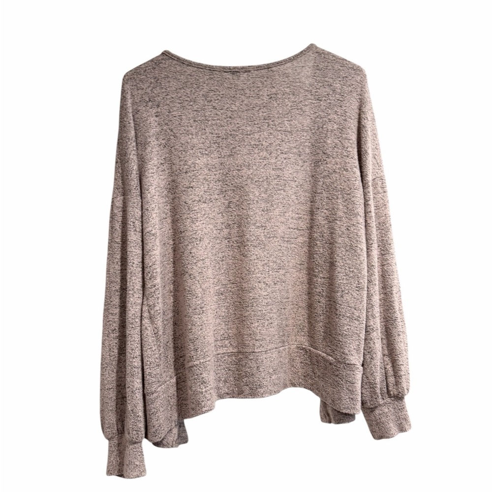 Green Envelope Plush Open-Front Button Cardigan - Mauve Taupe. Used - Picture 3 of 6
